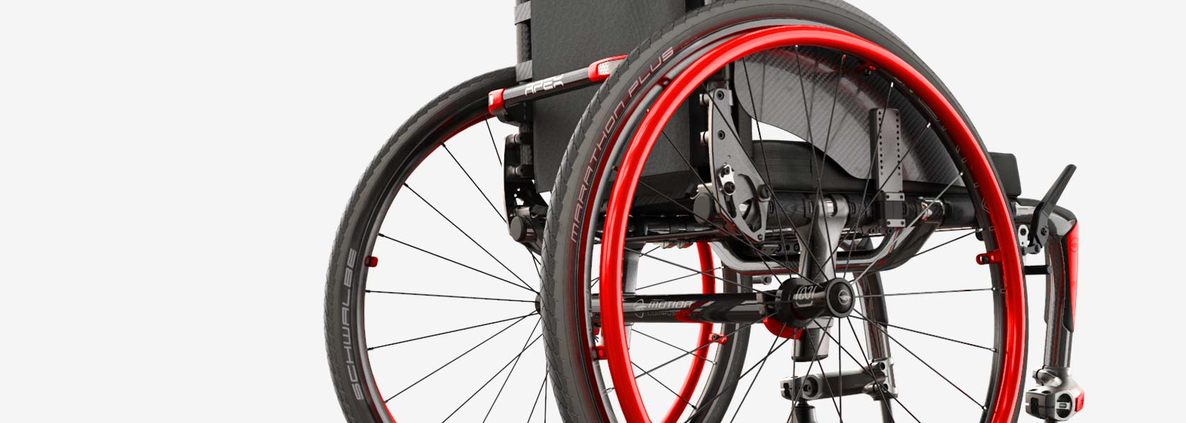 Lightweight Rigid Wheelchairs Motion Composites