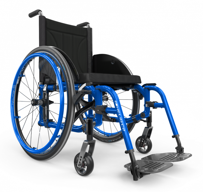 Carbon folding wheelchair