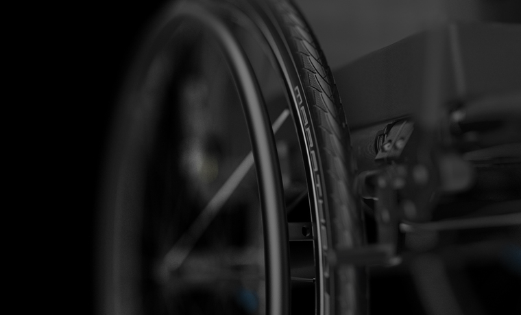 BLACK ALUMINUM HARD ANODIZED HANDRIMS