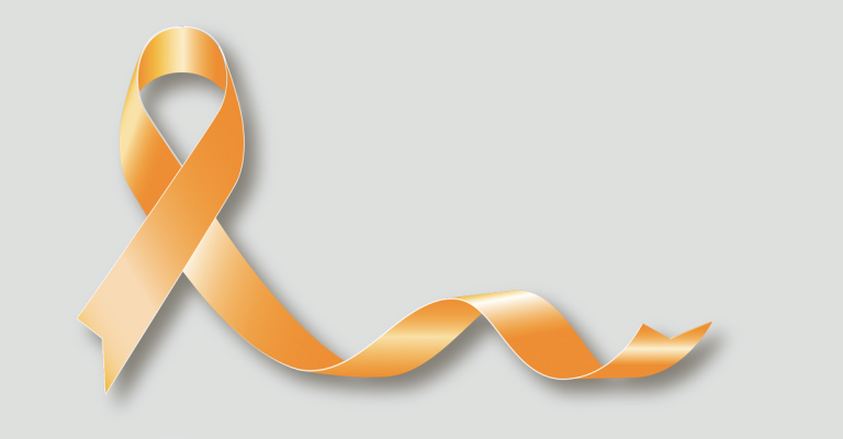 Orange ribbon for April, Limb Loss Awareness Month