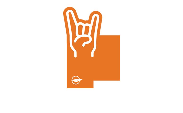 Make it fun! - A symbol of a hand making the rock n roll sign