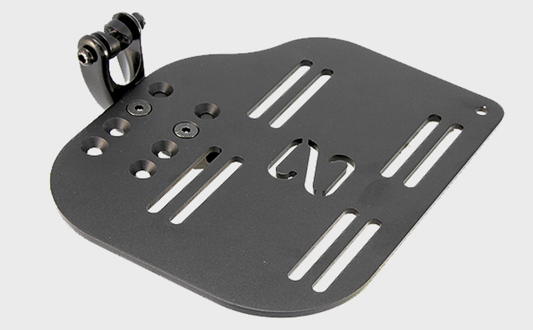 ALUMINUM FOOTPLATE – Ultralight and good-looking